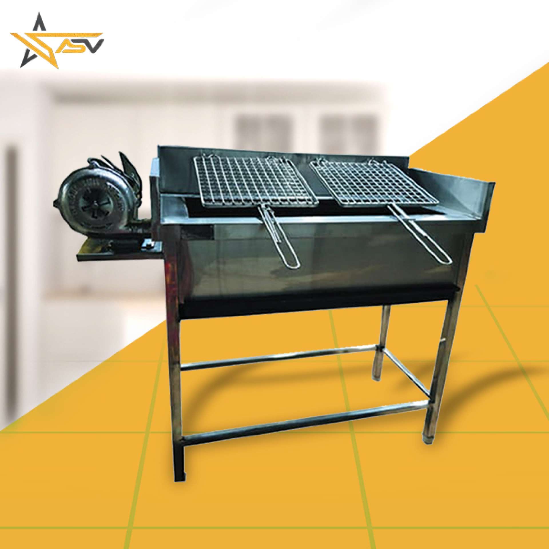 Barbeque With Blower