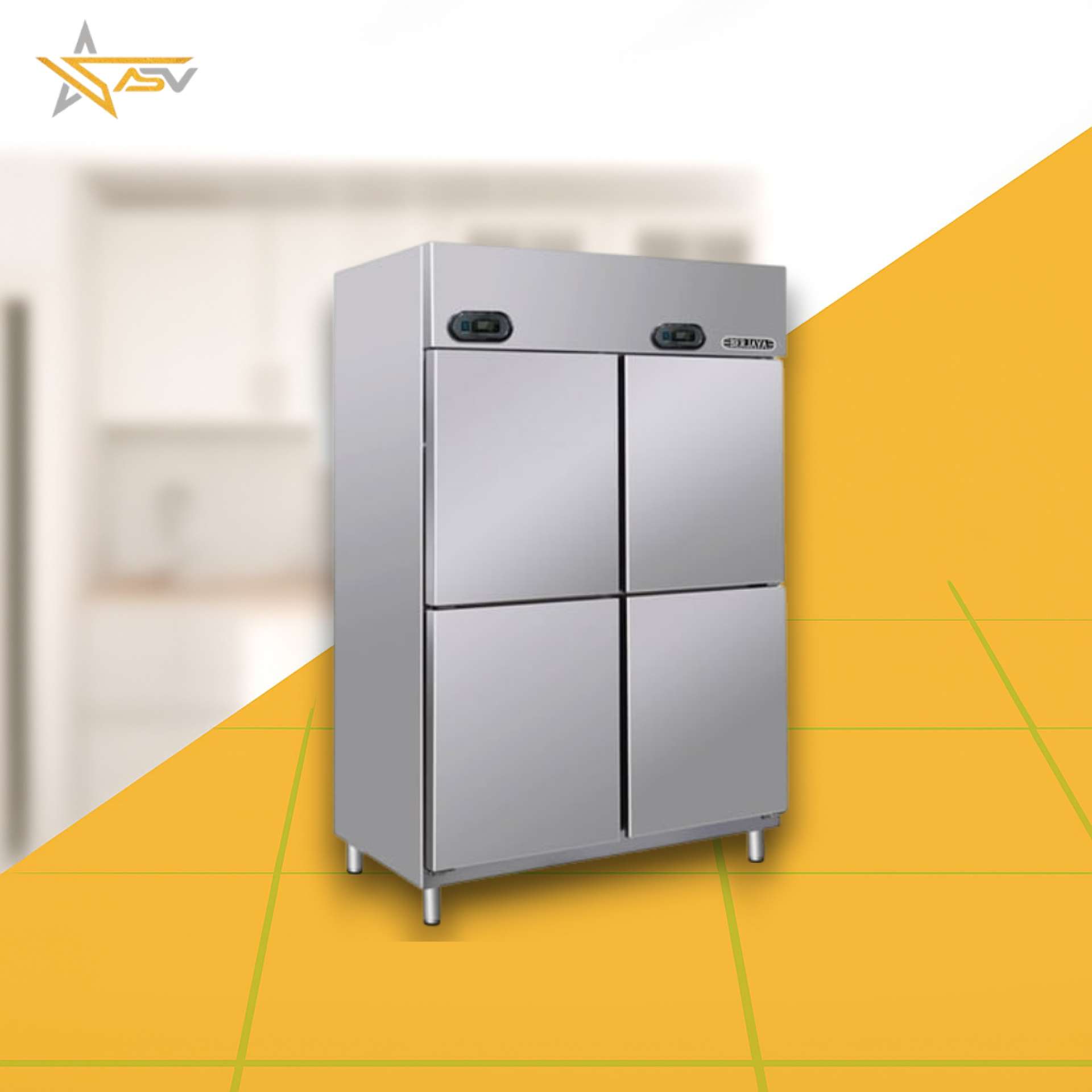 FOUR DOOR VERTICAL FREEZER