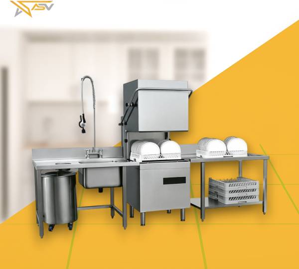Hood Type Dishwashing Unit