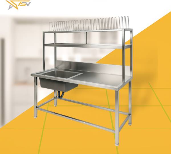 SINK WITH WORK TABLE