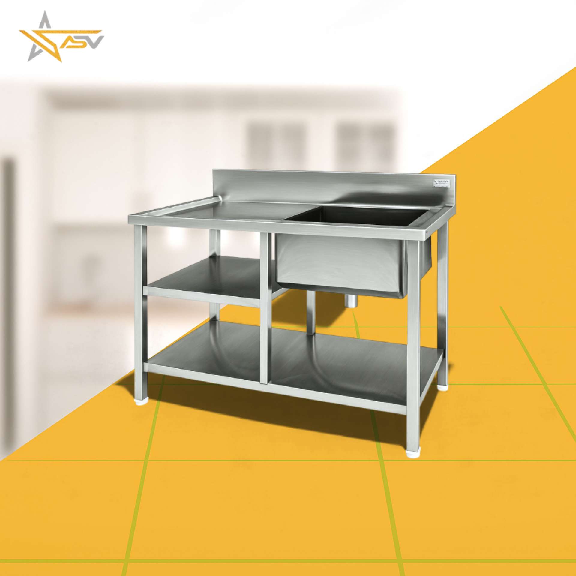 SINK WITH WORKING TABLE