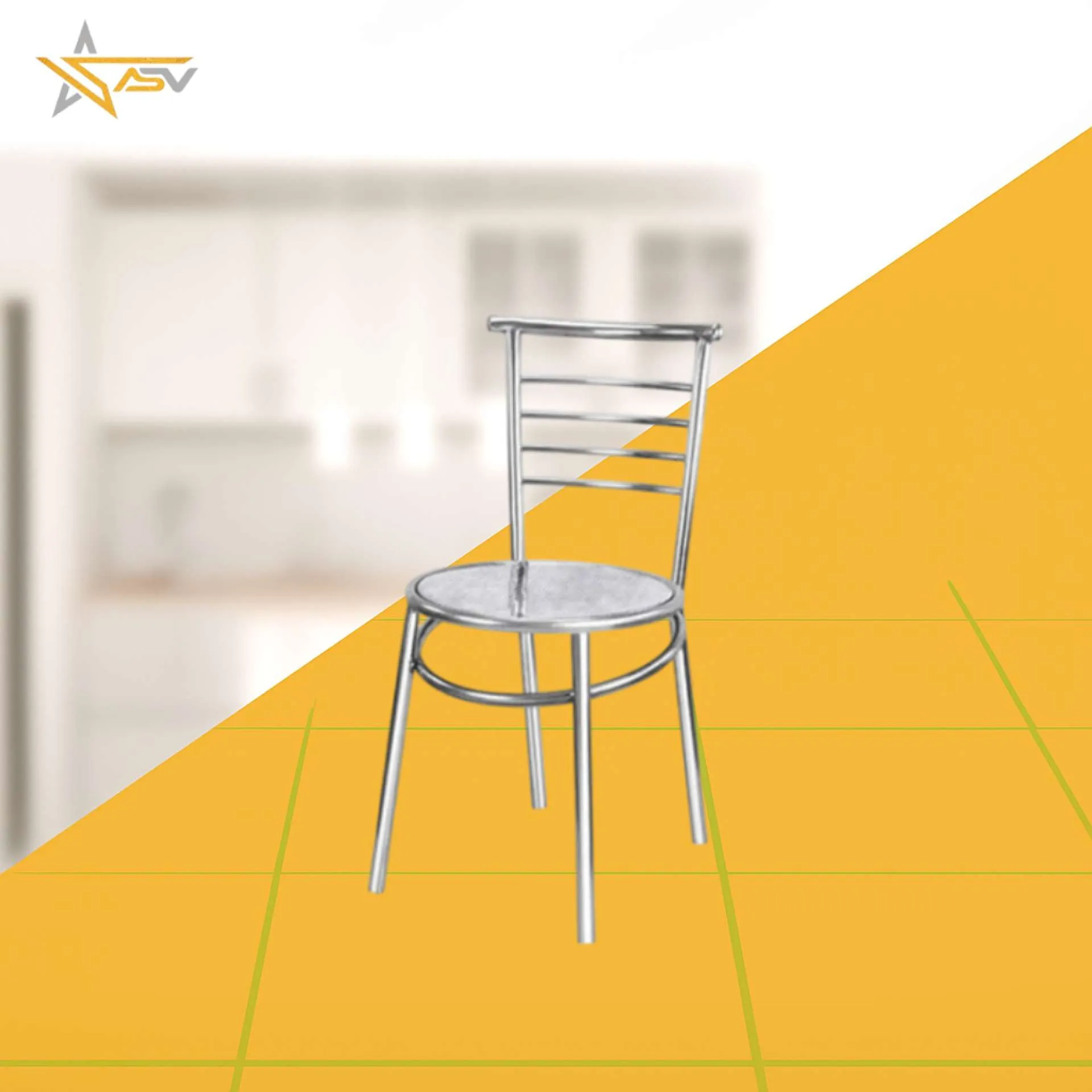 SS Slatted Back Chair